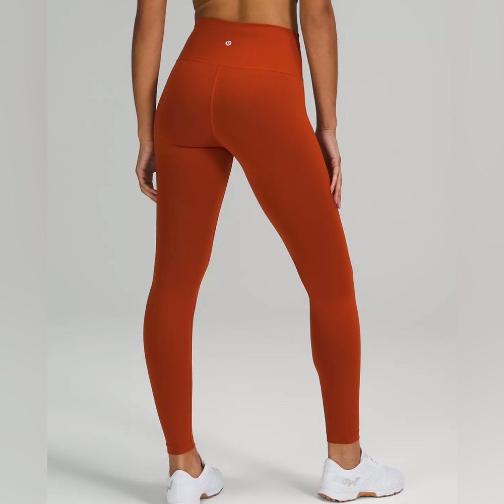 Lululemon Wunder Under High-Rise Tight *burnt orange 28" - size 6